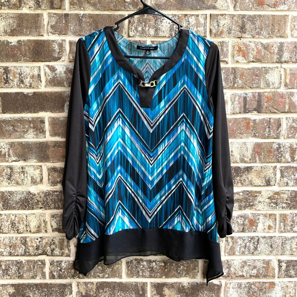 ZAC & RACHEL Women's Long Sleeves Top Tunic Blouse